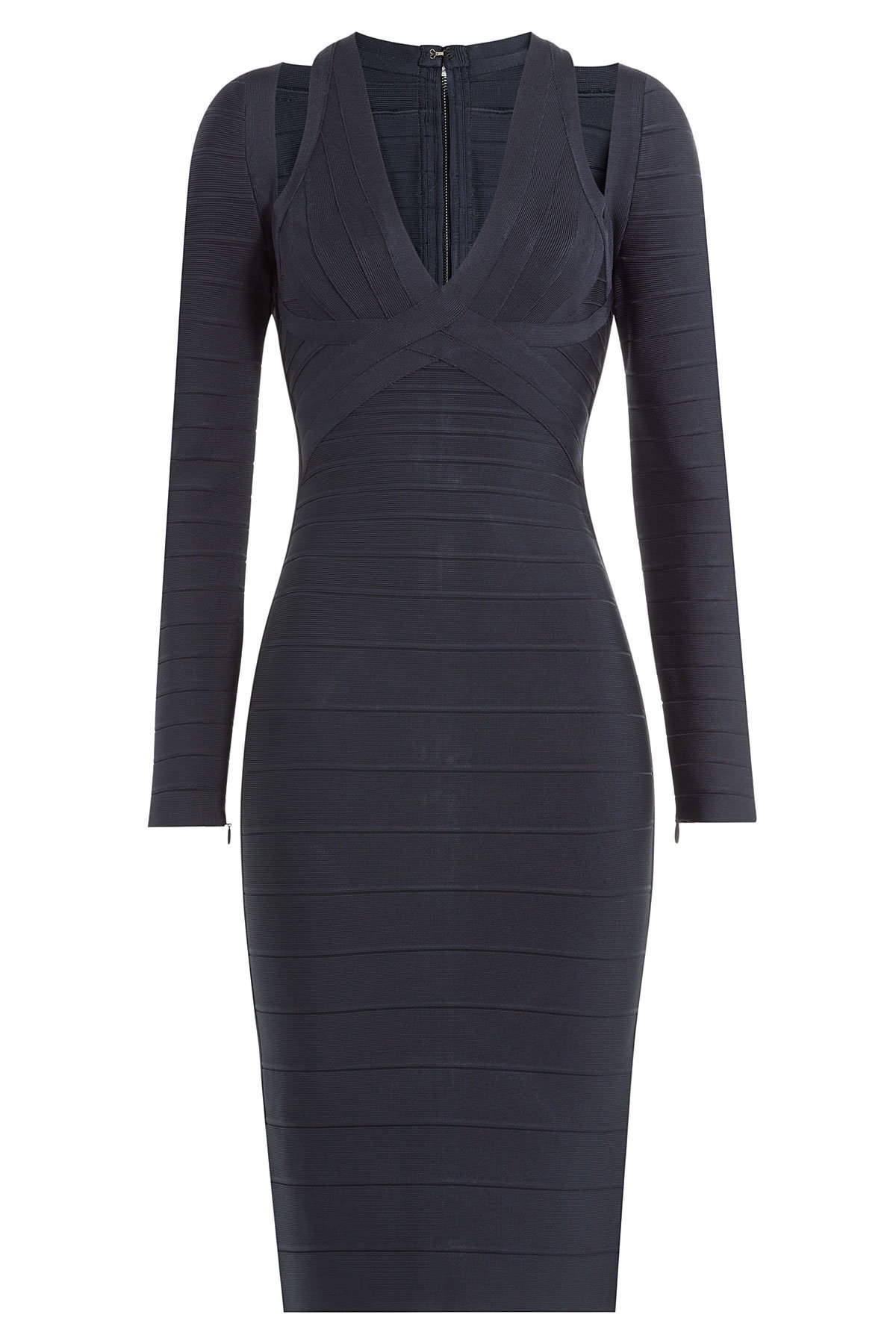 Bandage Dress with Cutouts by Herve Leger