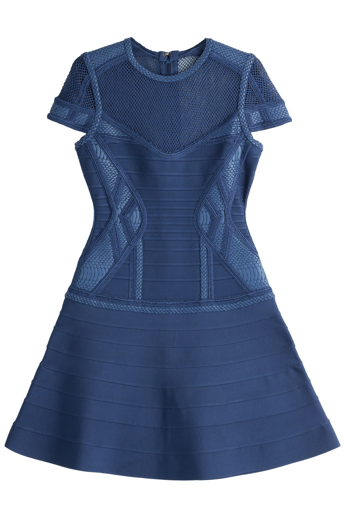 Bandage Dress with Mesh by Herve Leger