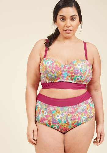 Sunlight Showcase Swimsuit Bottom by High Dive by ModCloth