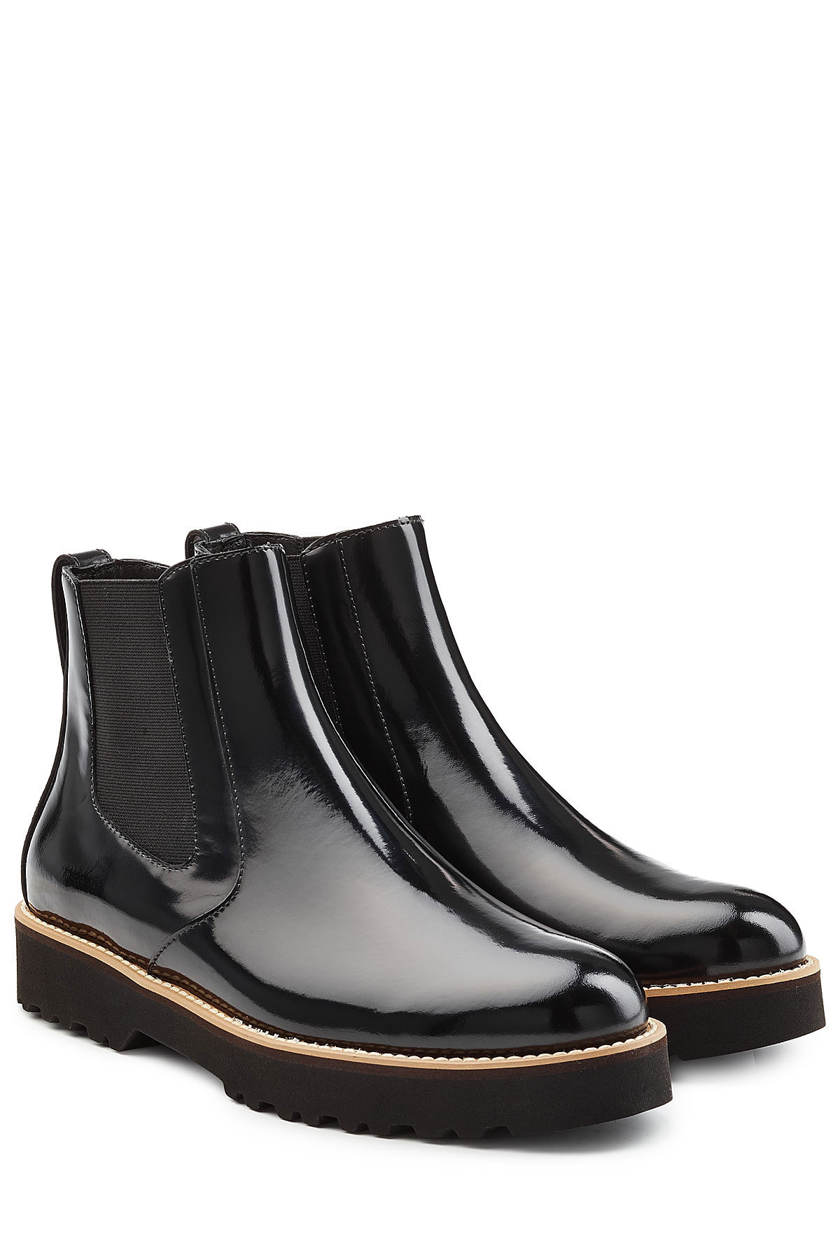 Hogan - Patent Leather Chelsea Boots