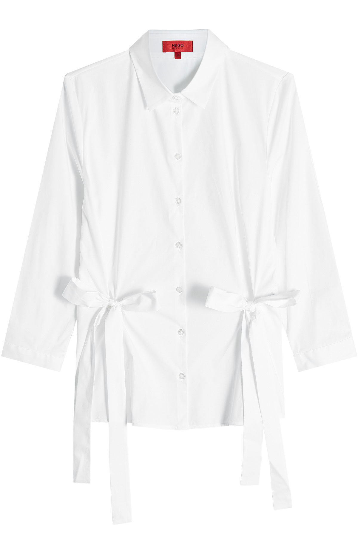 Hugo - Cotton Shirt with Bows