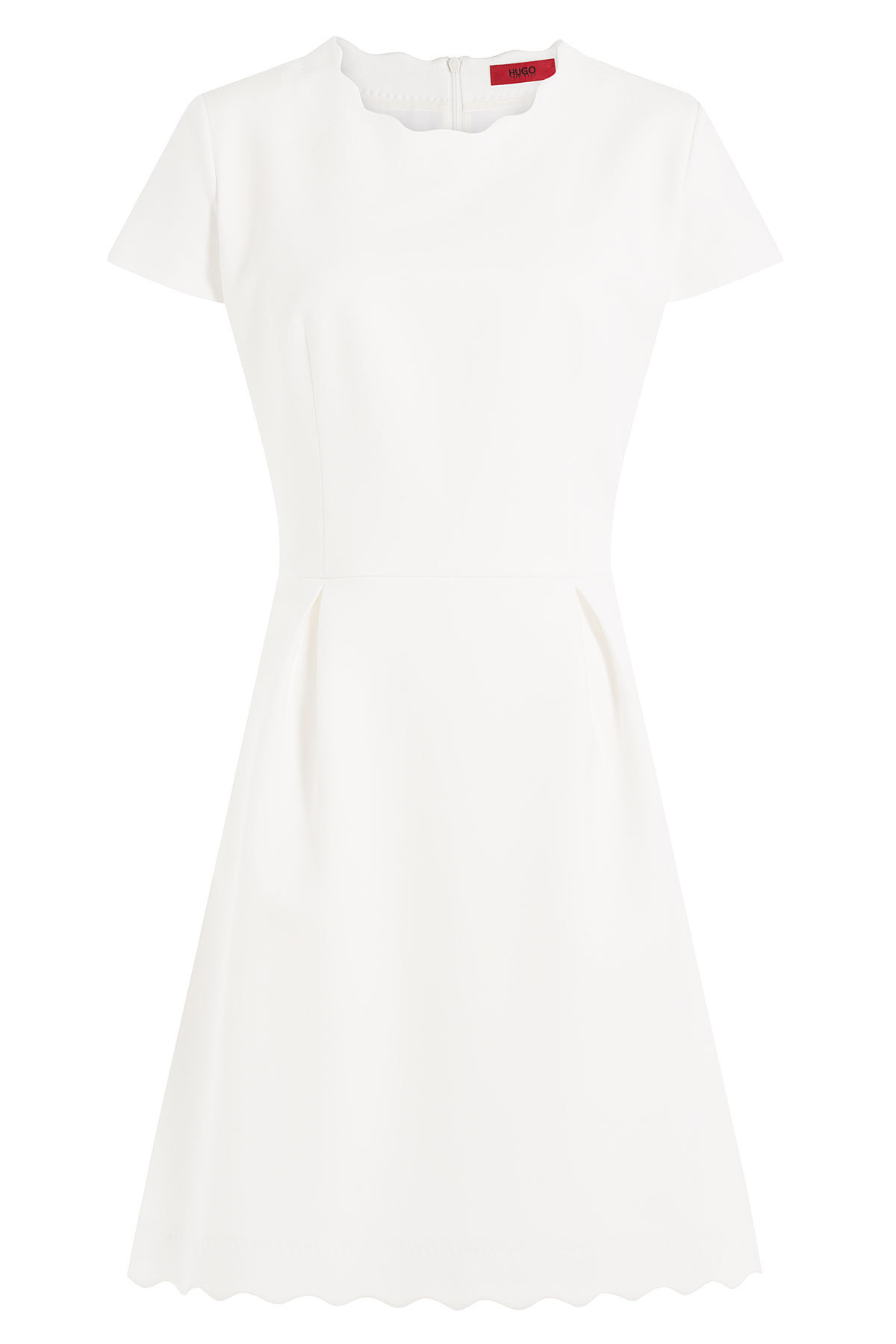 Hugo - Dress with Scalloped Hem
