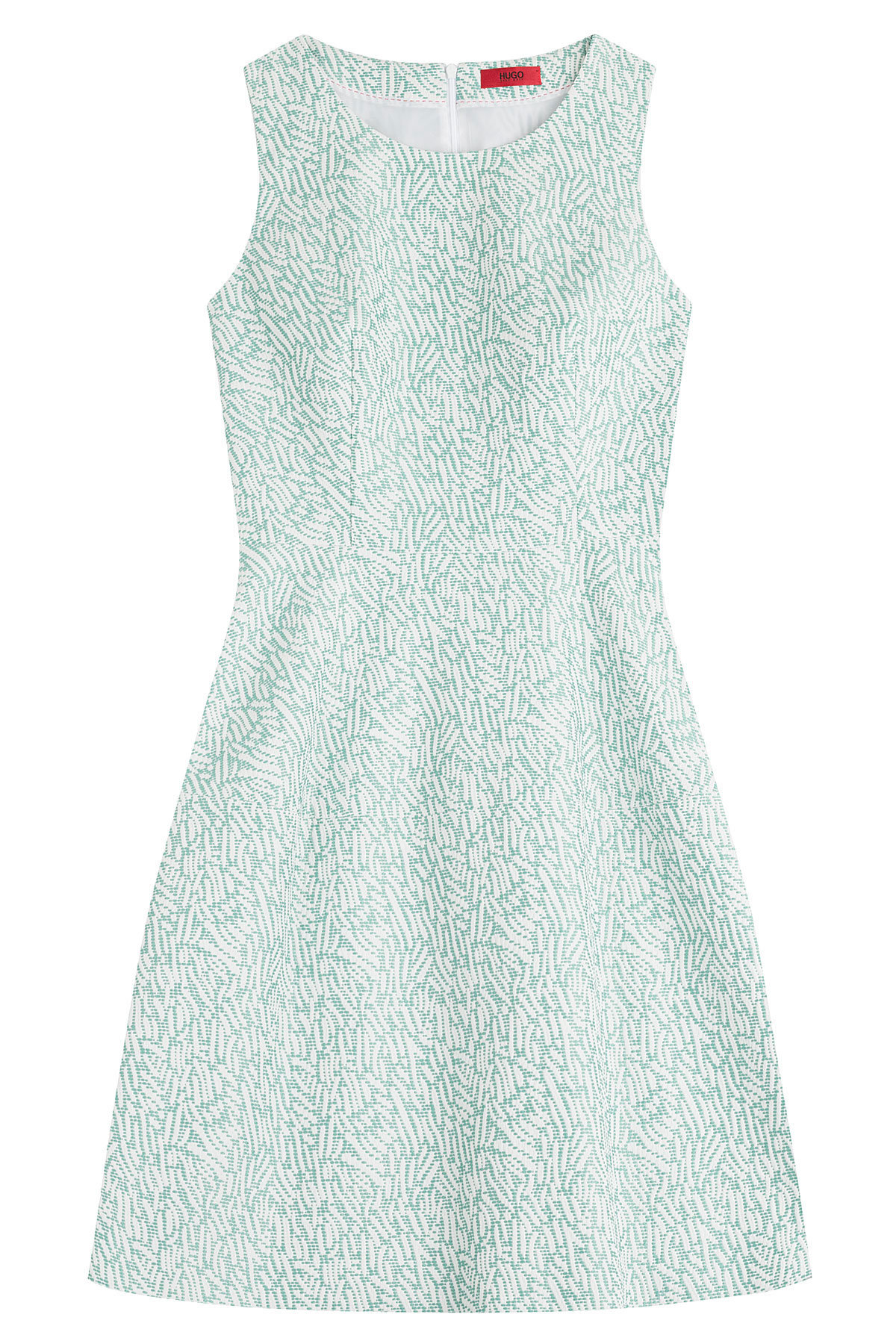 Hugo - Embroidered Cotton-Blend Dress