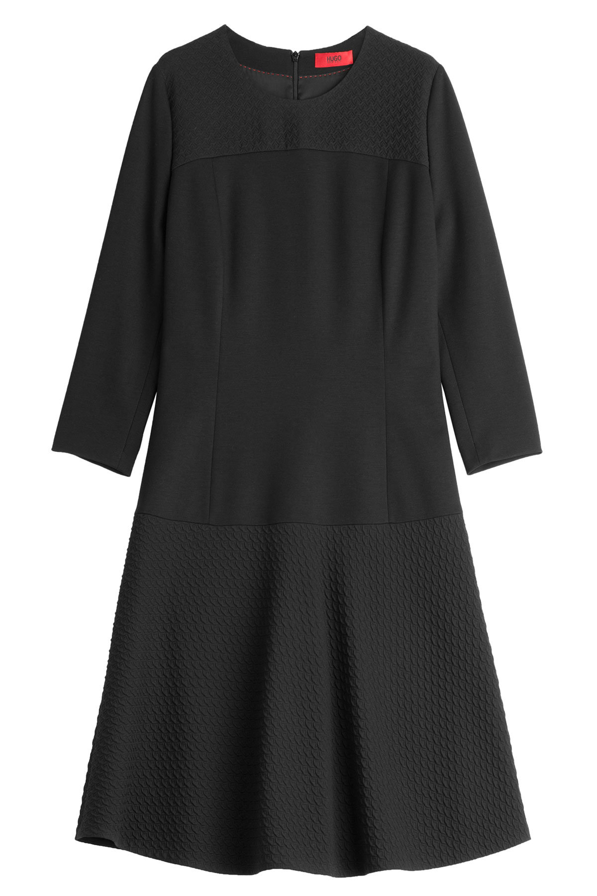 Hugo - Long Sleeve Flared Dress