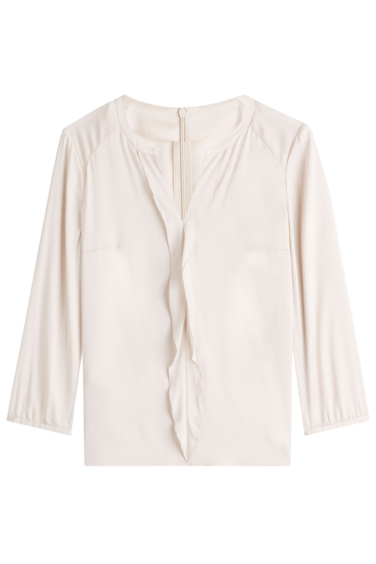 Hugo - Silk Blouse with Ruffle