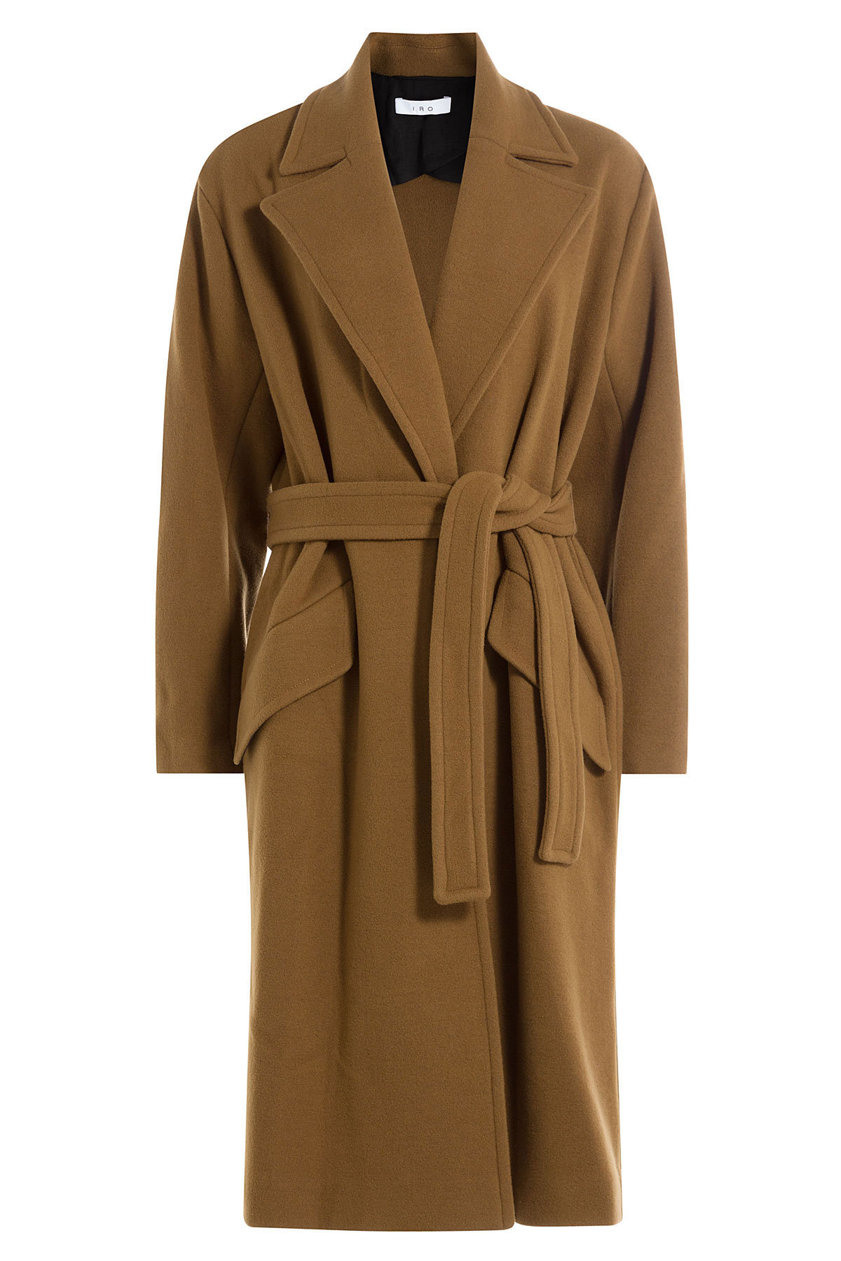 Iro - Belted Coat with Wool