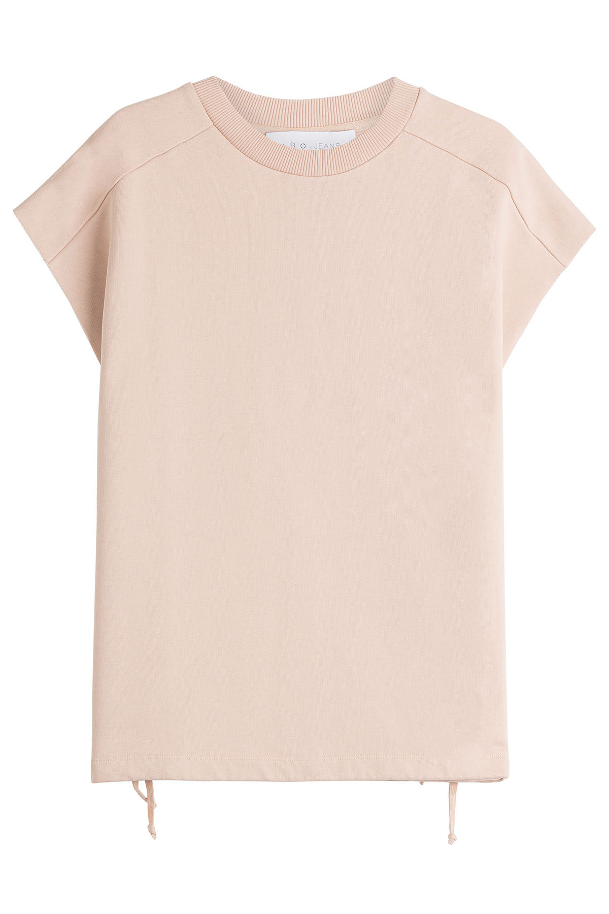 Iro - Roldan Cotton Top with Lace-Up Detail