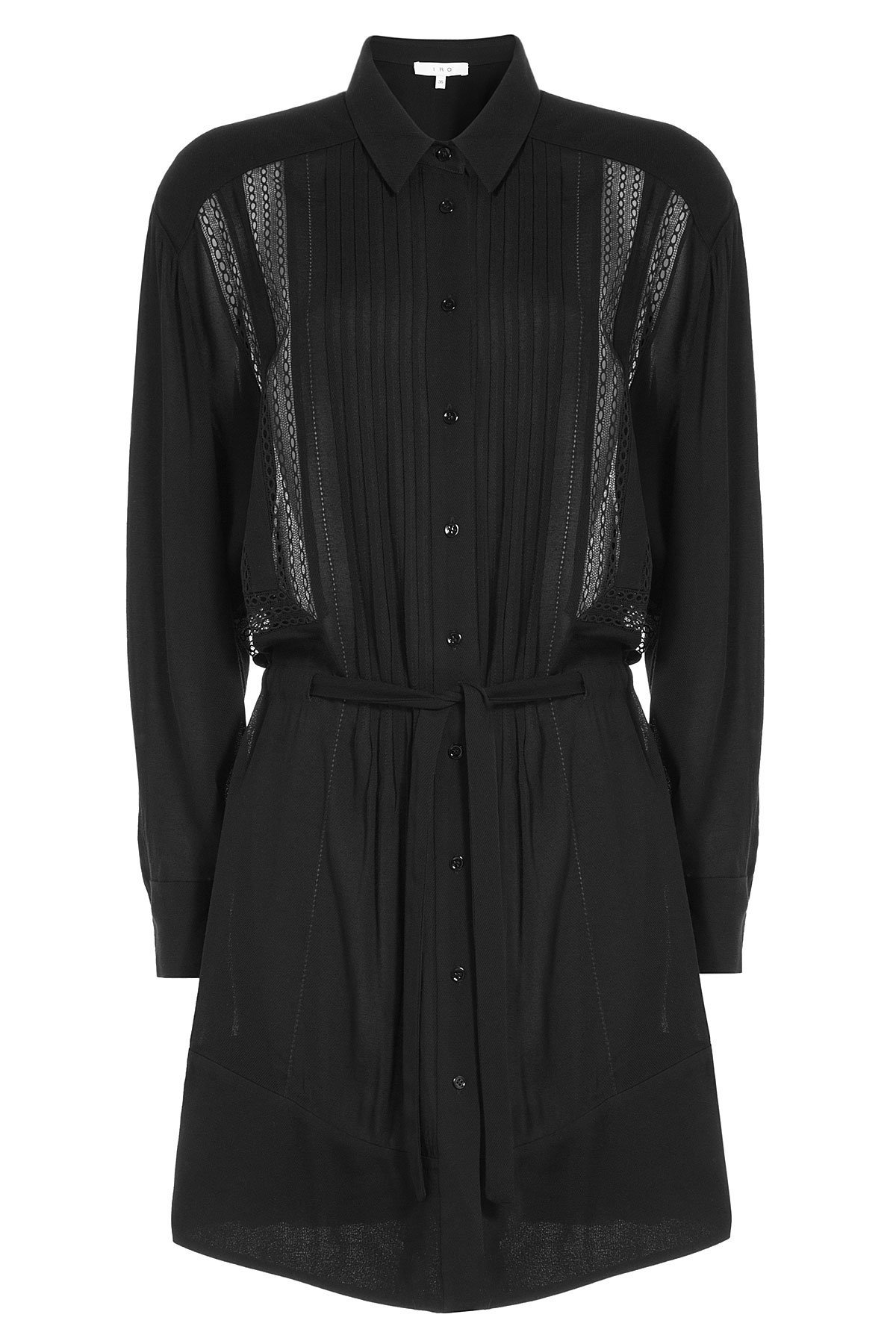 Shirt Dress with Sheer Inserts by Iro