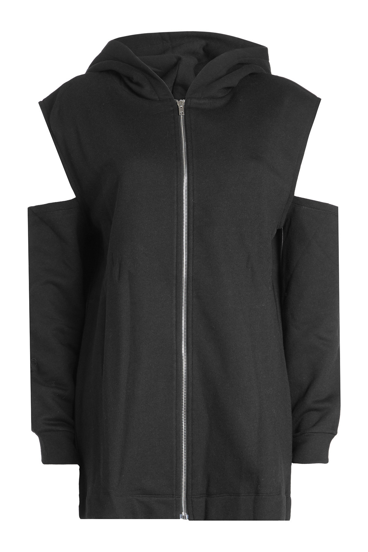 Iro - Zipped Jacket with Cold Shoulders