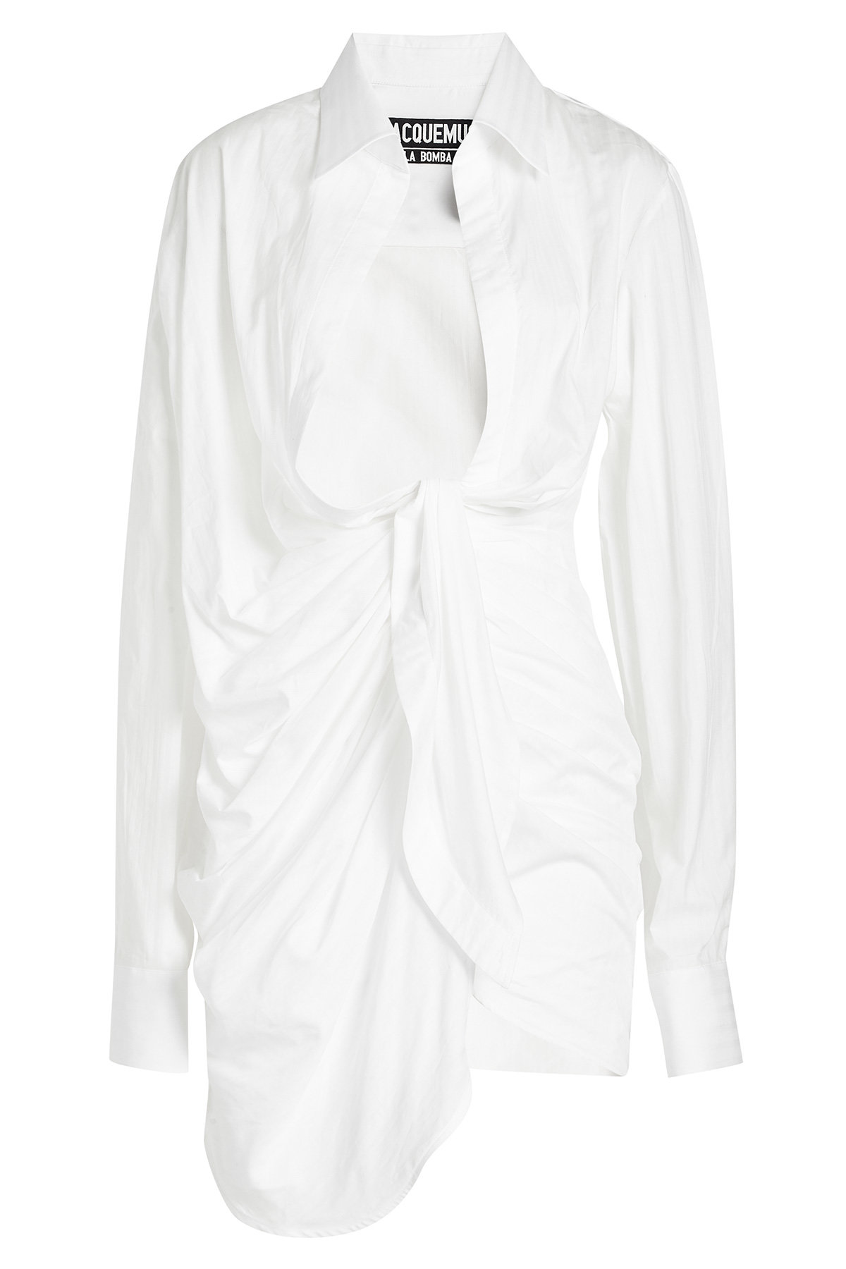 Jacquemus - Bahia Knotted Cotton Shirt Dress