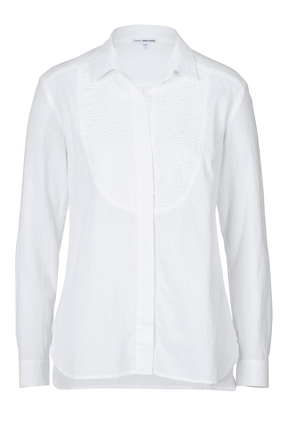 Smocked Bib Button-Down by James Perse