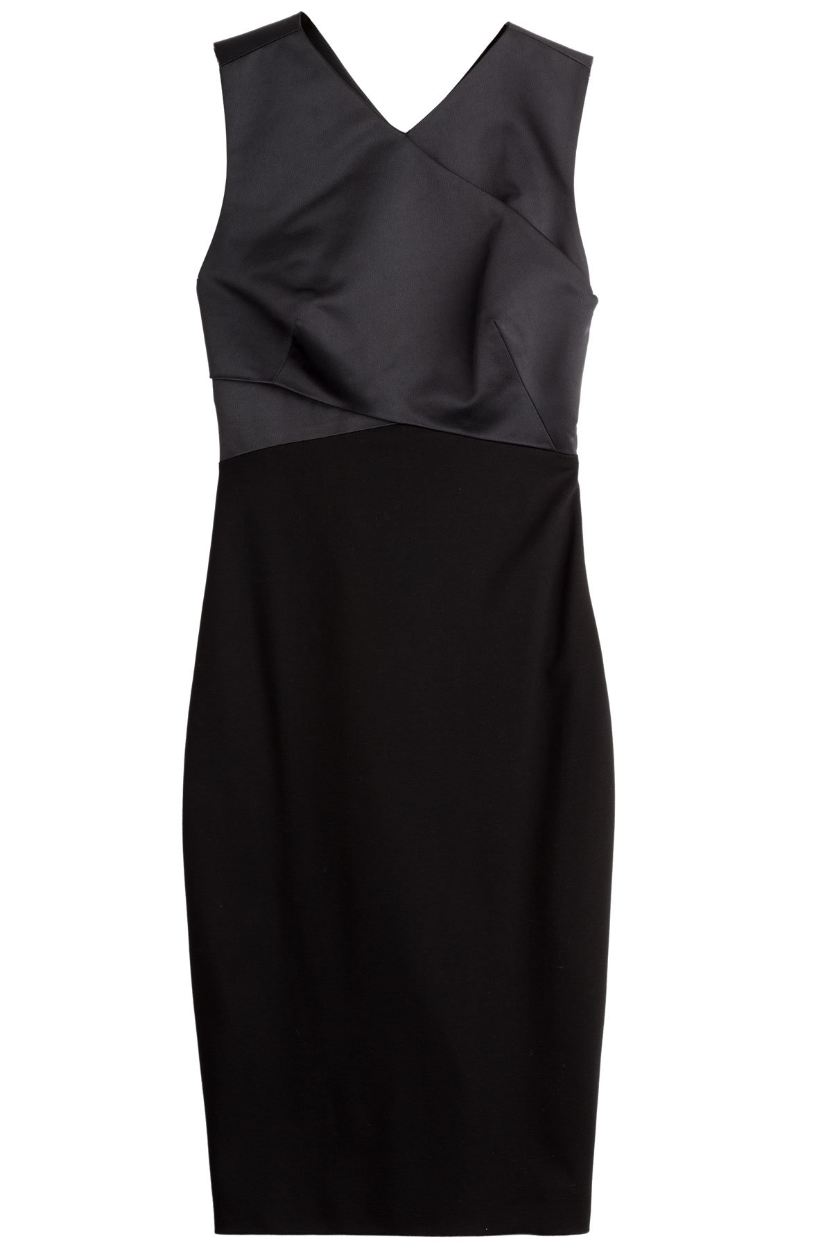 Satin and Jersey Dress by Jason Wu