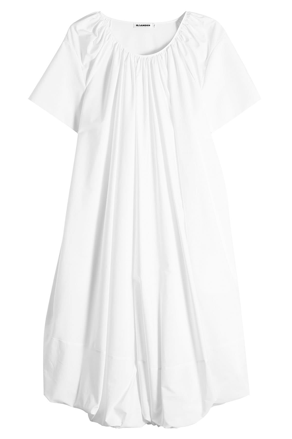 Jil Sander - Eucalyptus Cotton Dress with Silk