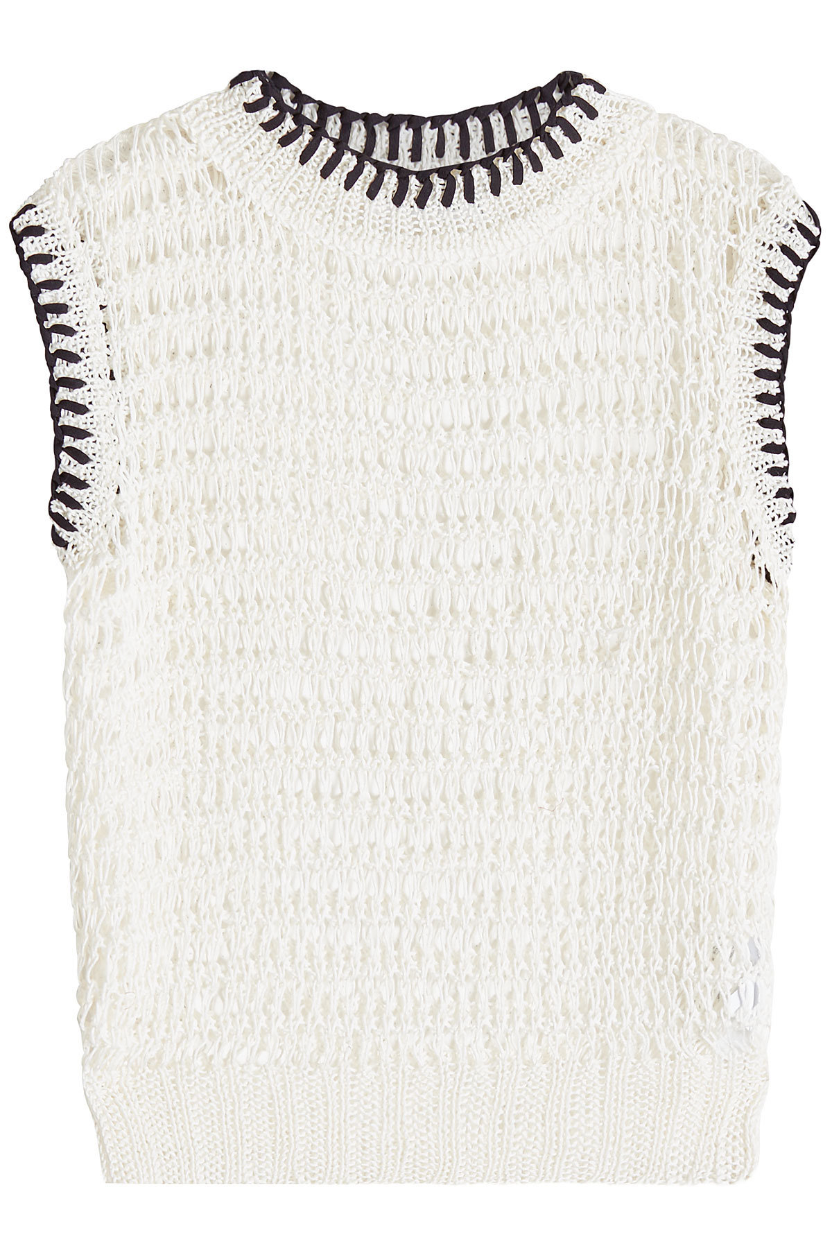 Linen Knit Vest by Jil Sander