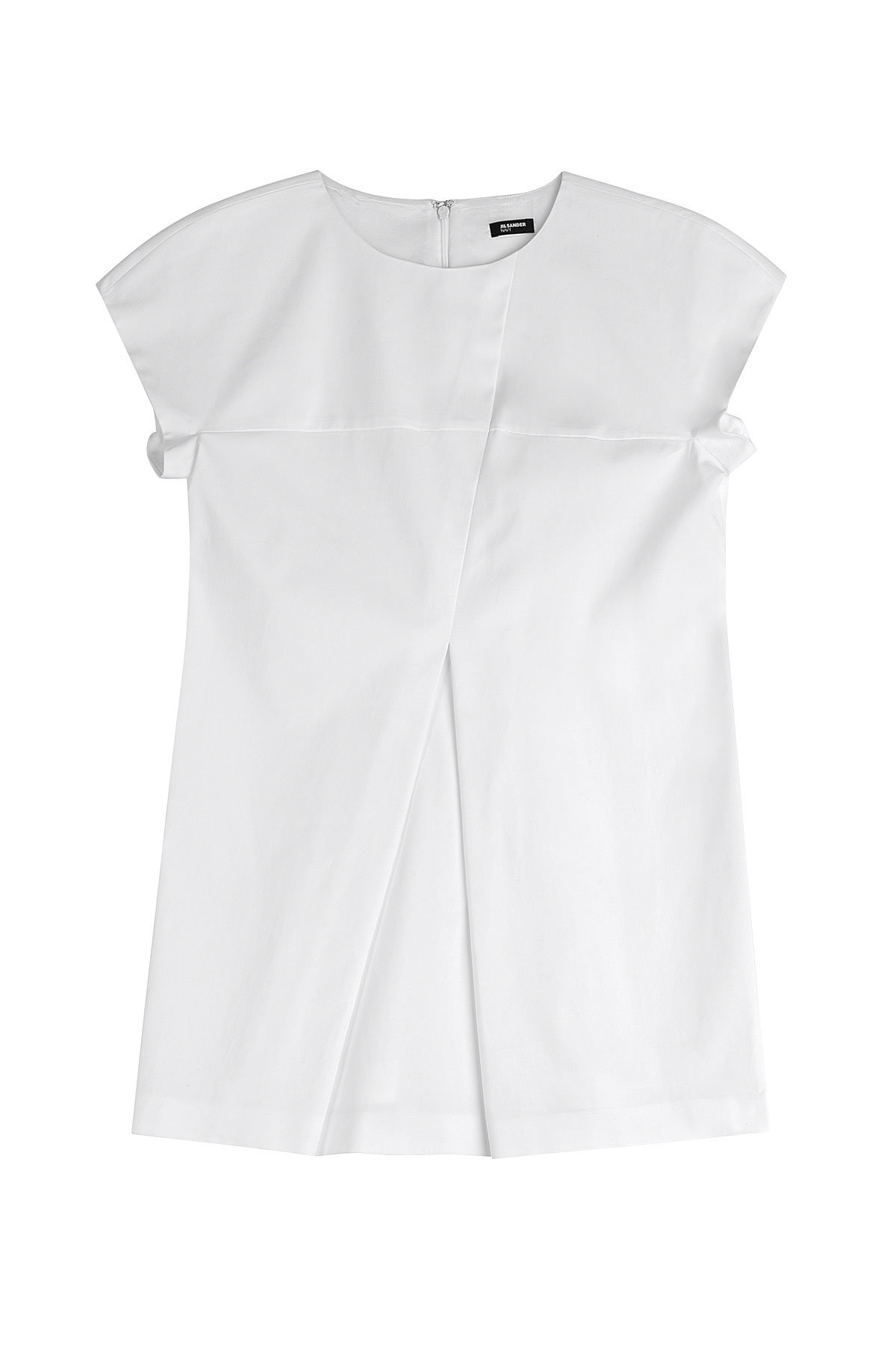 Stretch Cotton Blouse by Jil Sander Navy