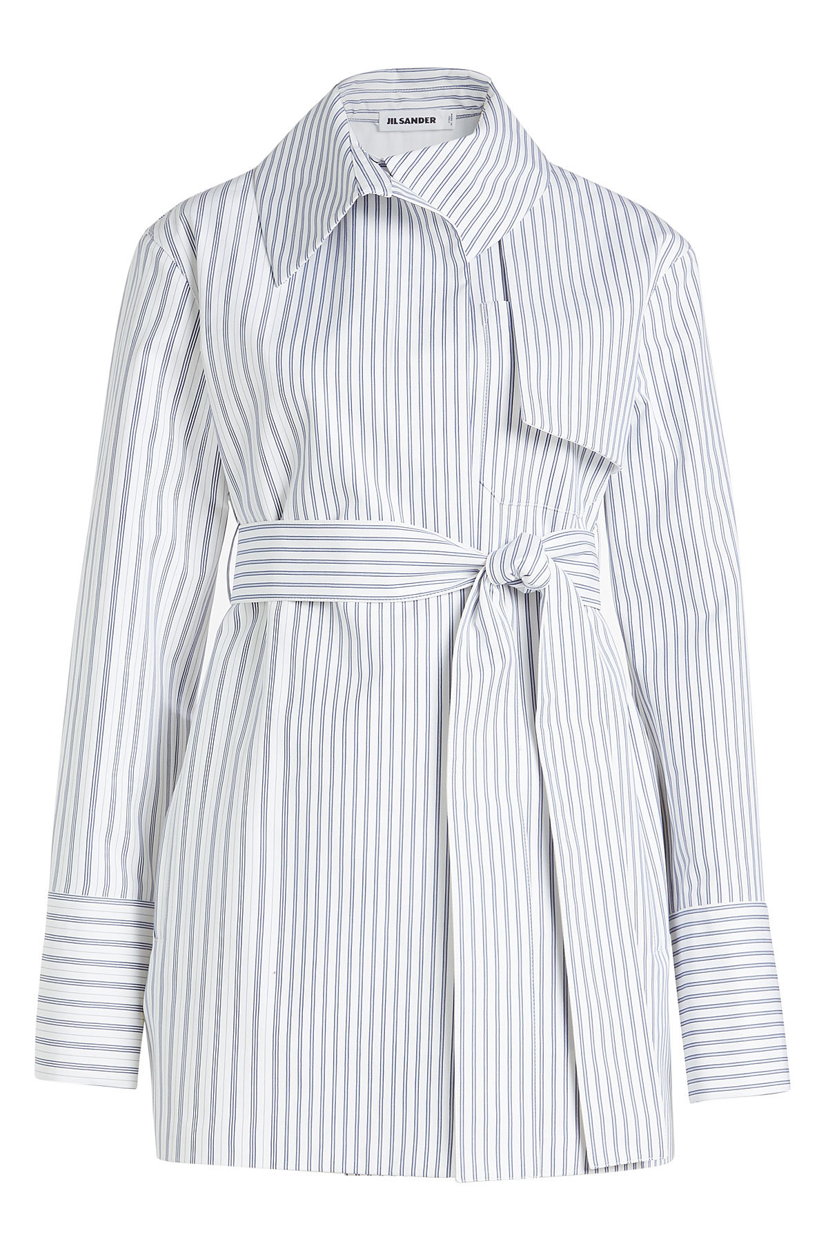 Jil Sander - Striped Cotton Trench Jacket