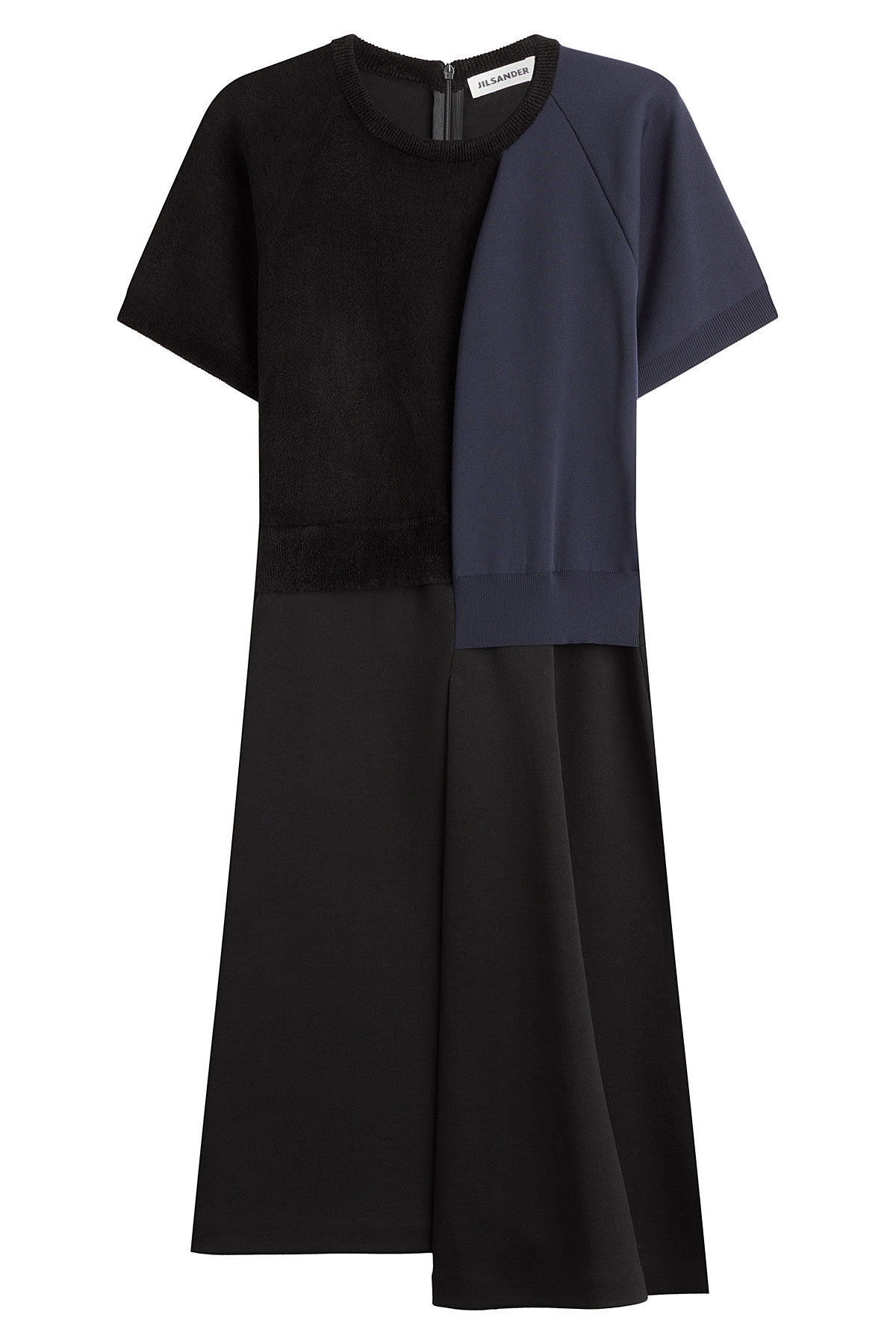 Jil Sander - Wool-Jersey Colorblock Dress