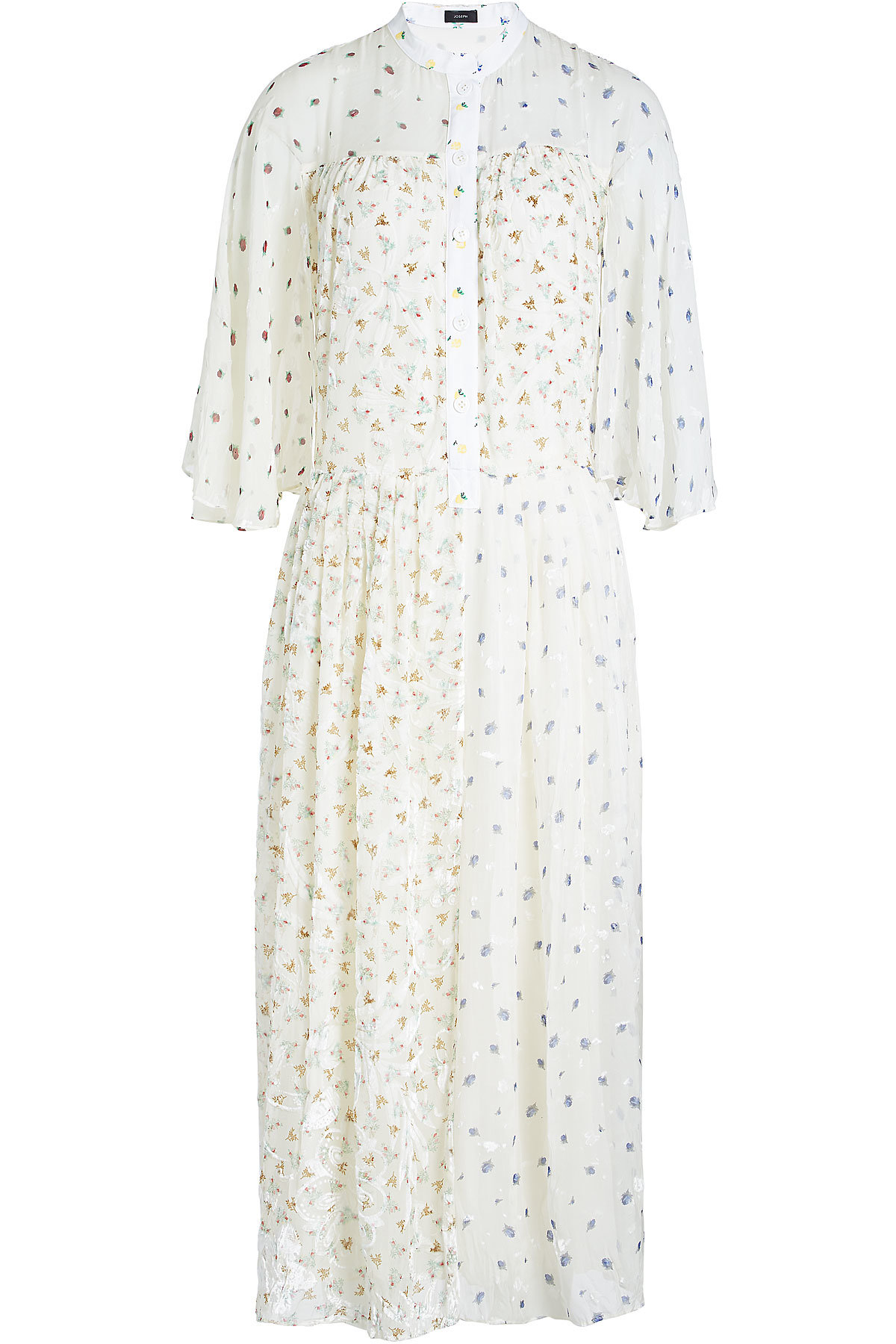 Joseph - Mirrisso Embroidered Silk Dress