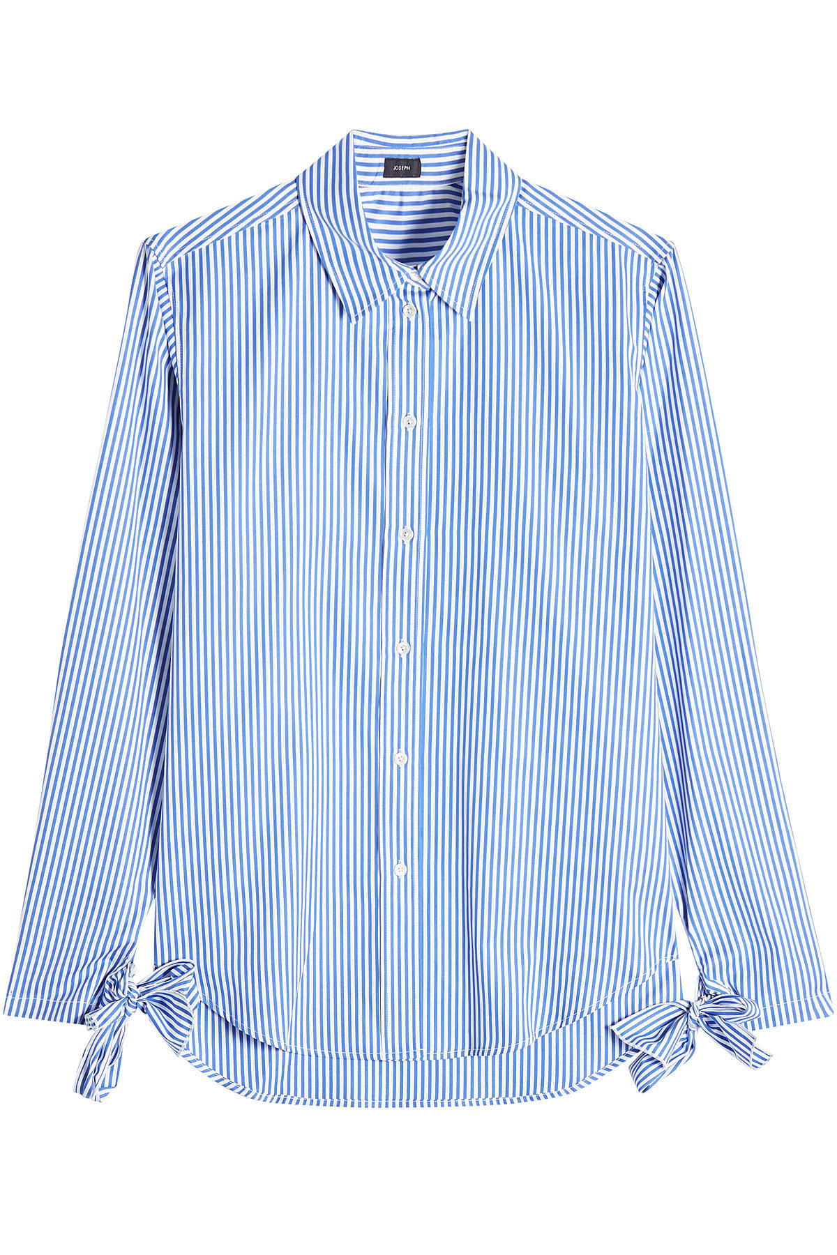 Joseph - Striped Cotton Shirt with Bows