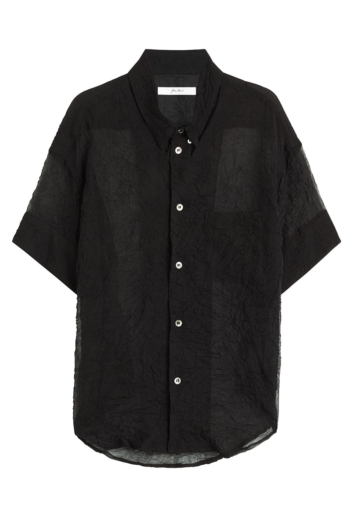 Julien David - Sheer Silk Blend Blouse