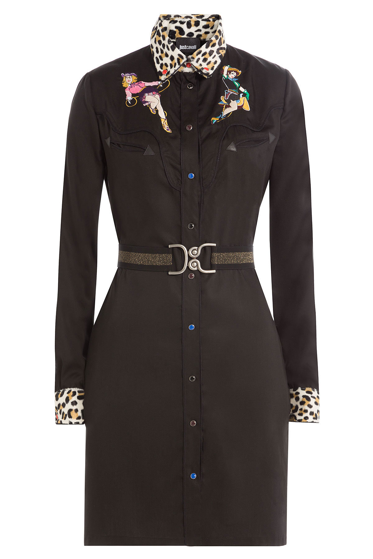 Just Cavalli - Embroidered Shirtdress