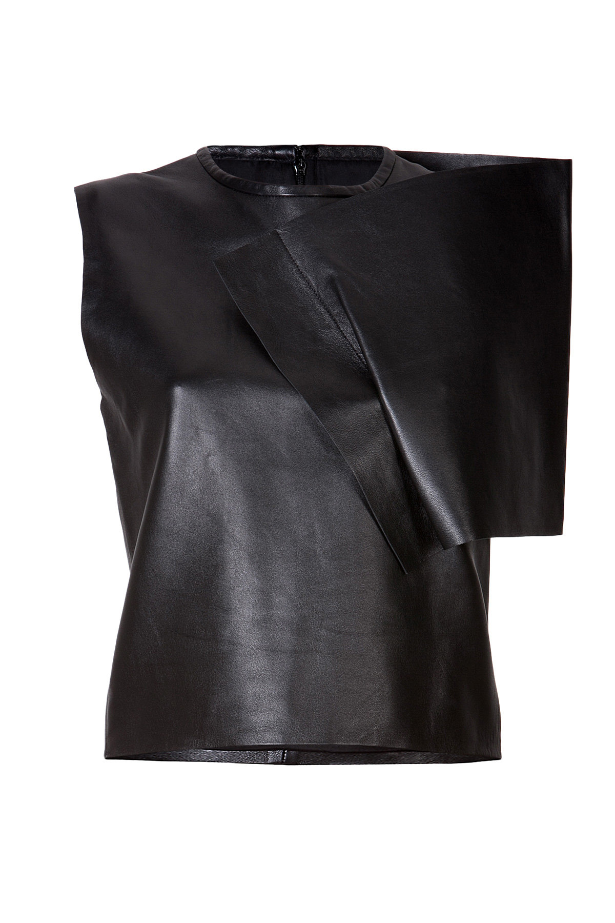J.W. Anderson - Leather Crop Top