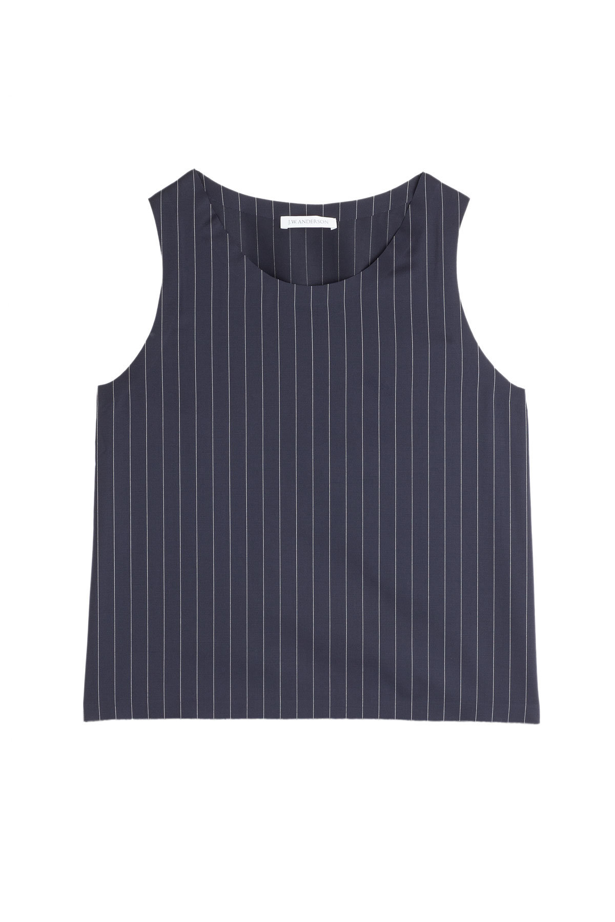 Pinstriped Wool Top by J.W. Anderson