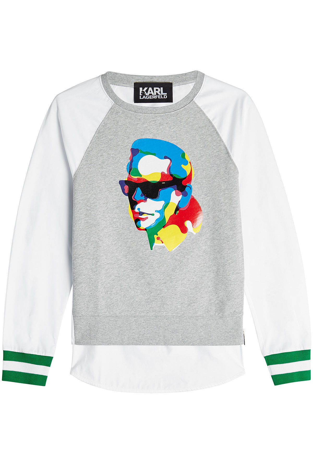X Steven Wilson Printed Sleeveless Top by Karl Lagerfeld
