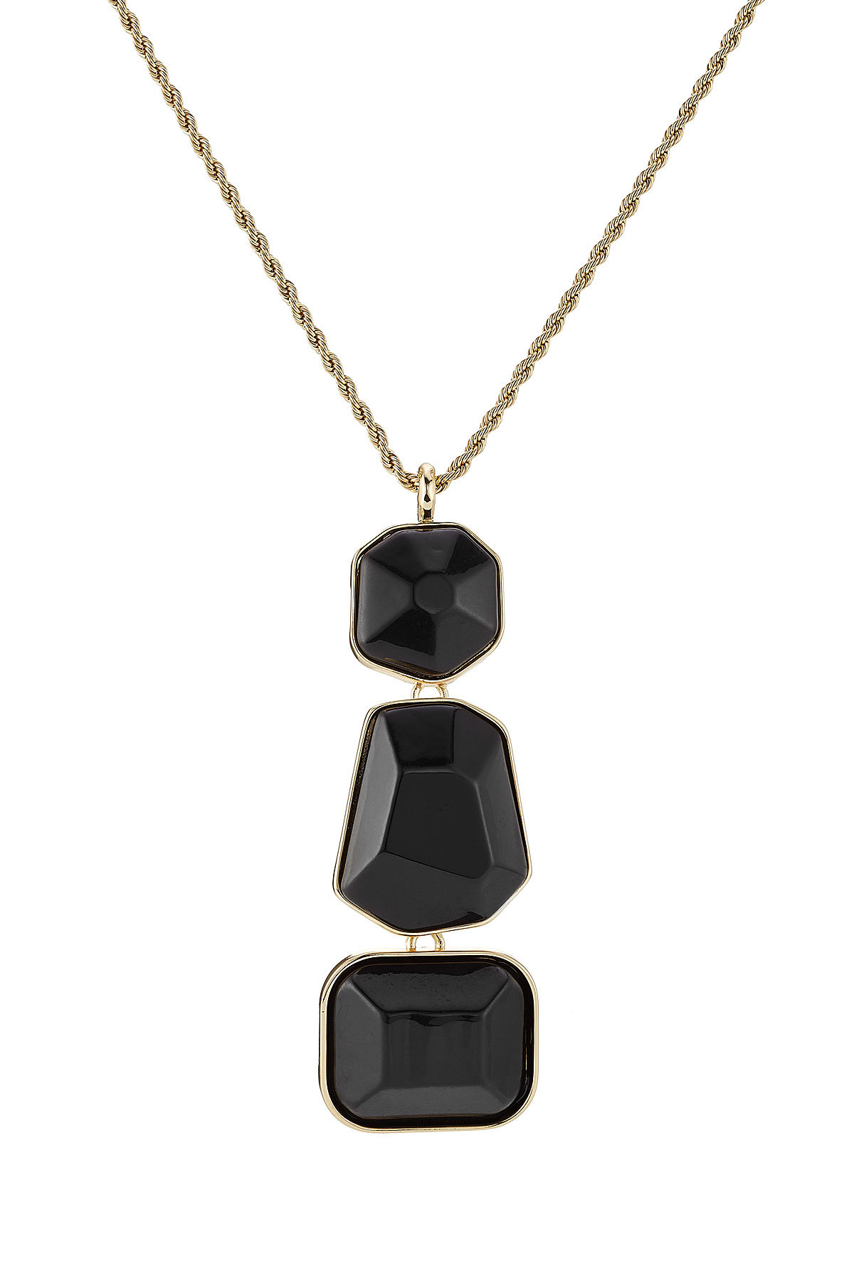 Kenneth Jay Lane - Black and Gold-Tone Statement Necklace