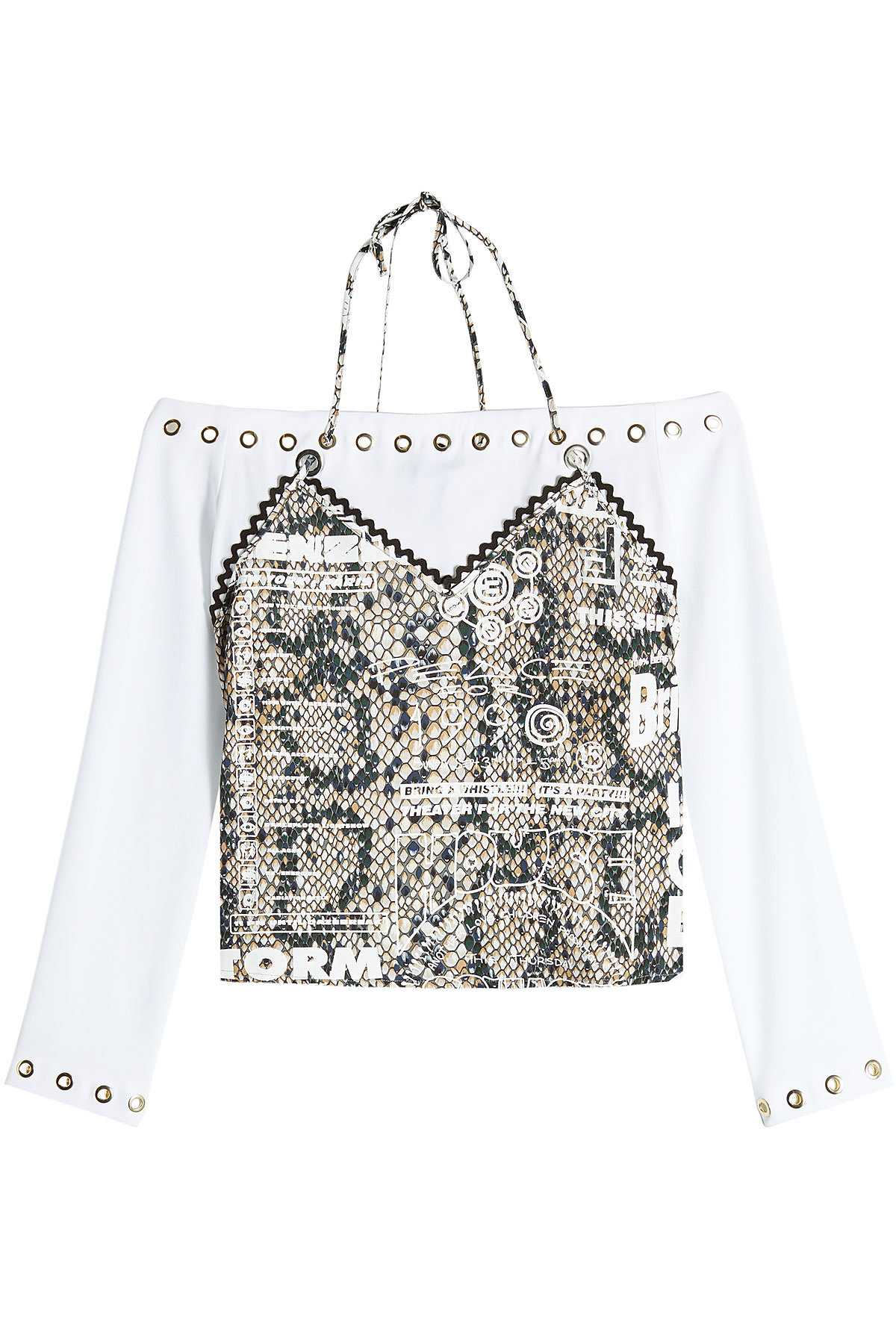 Kenzo - Halterneck Off-Shoulder Top