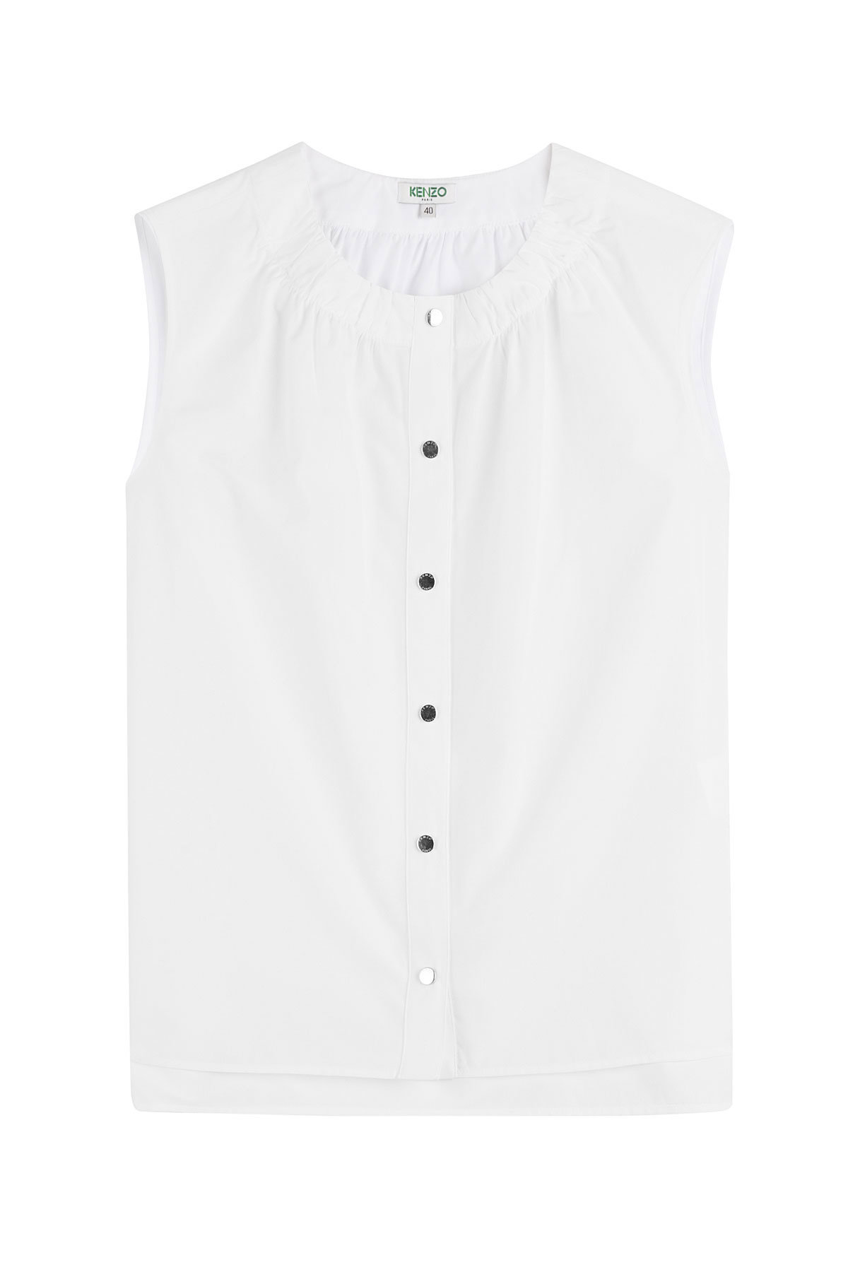 Sleeveless Cotton Blouse by Kenzo