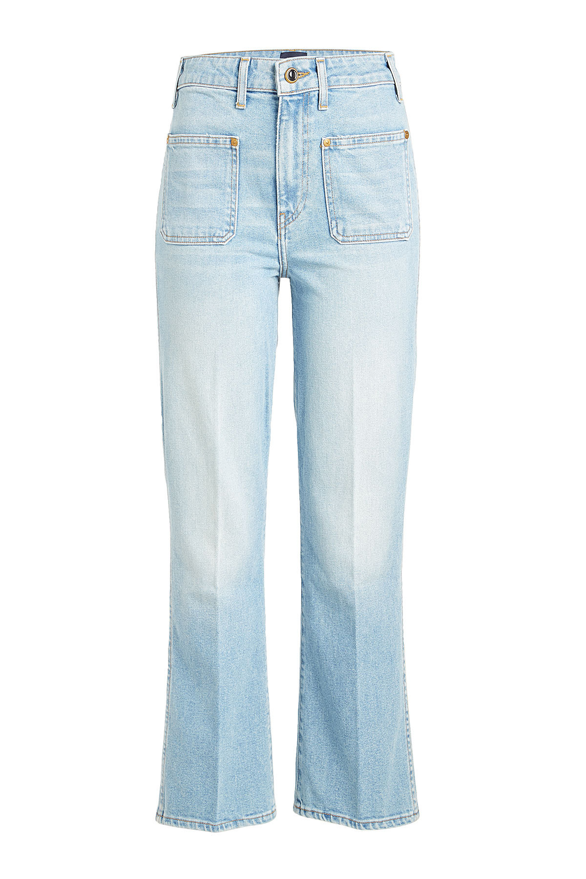 Khaite - Rachel Patch Pocket Flared Jeans