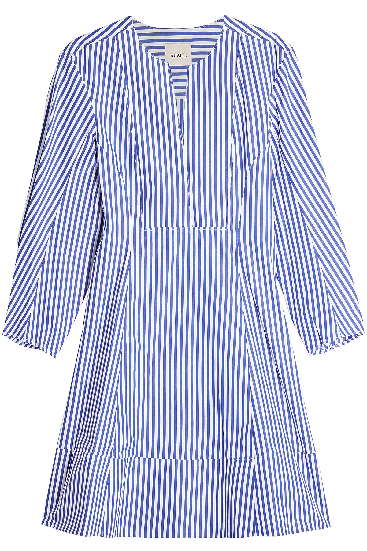 Khaite - Vanessa Striped Cotton Dress