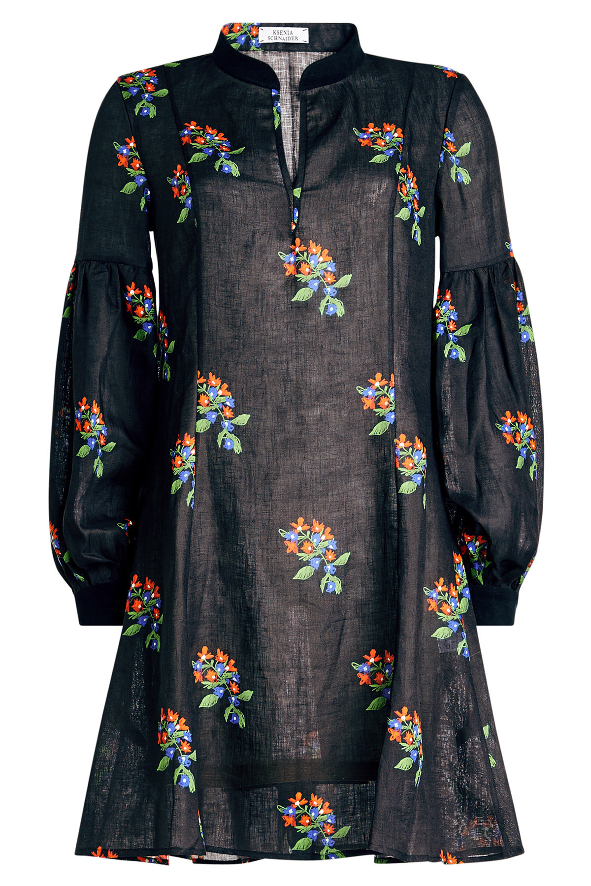 Ksenia Schnaider - Printed Linen Dress