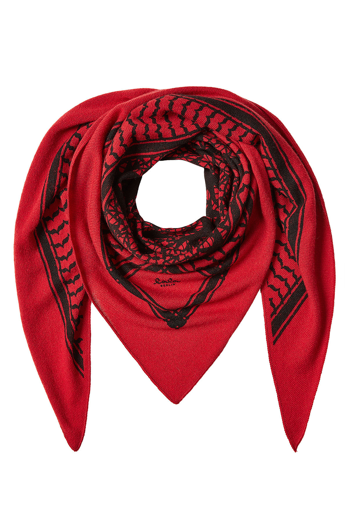 Lala Berlin - Kufyia Printed Cashmere Scarf