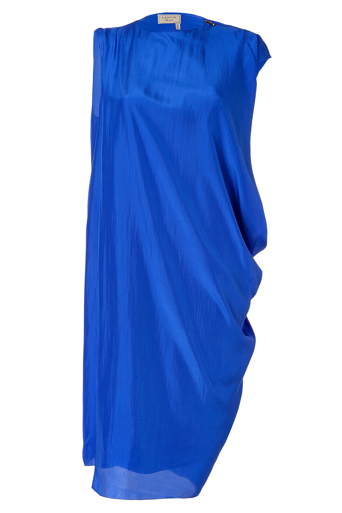 Electric Blue Silk Dress by Lanvin