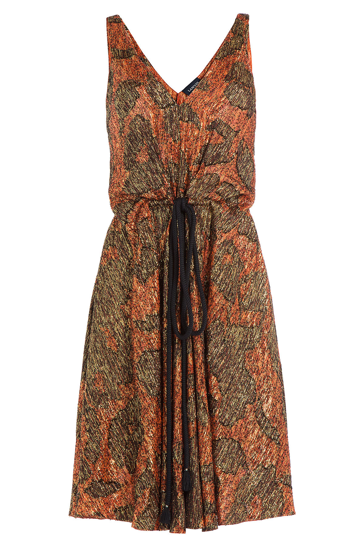 Lanvin - Embroidered Dress with Silk