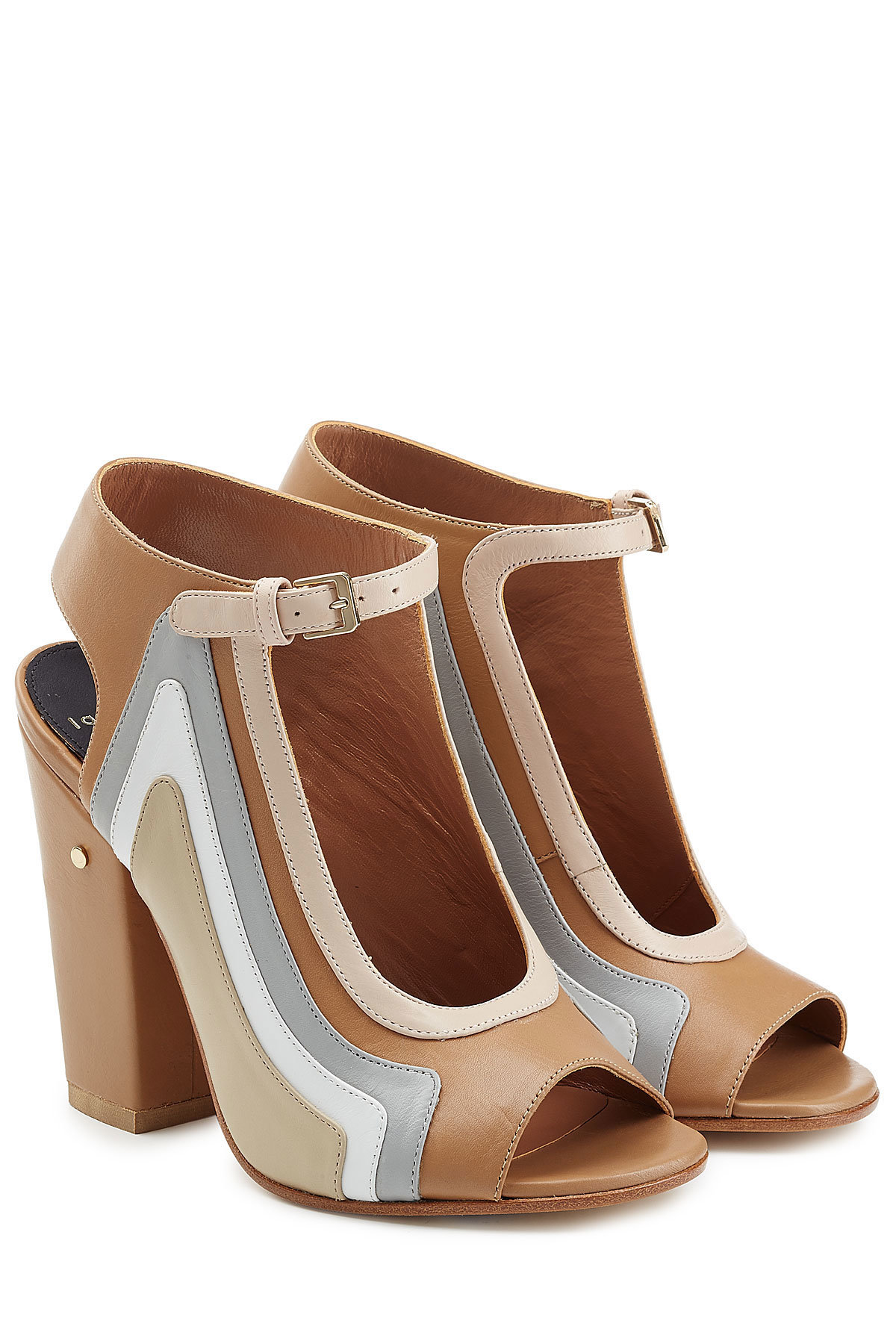 Laurence Dacade - Keric Leather Block Heel Sandals