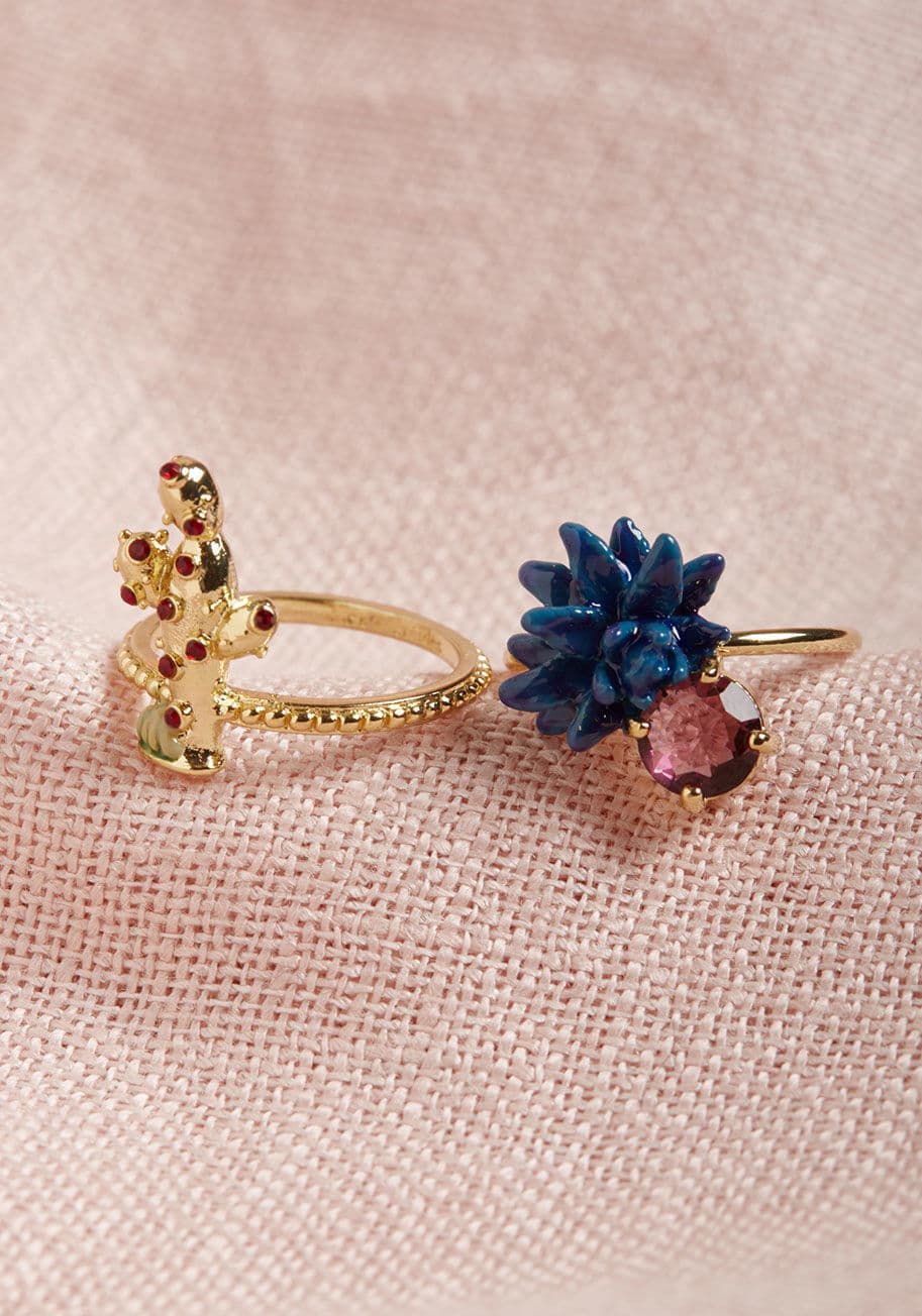 Les Nereides - Les Nereides Whimsical West Ring Set