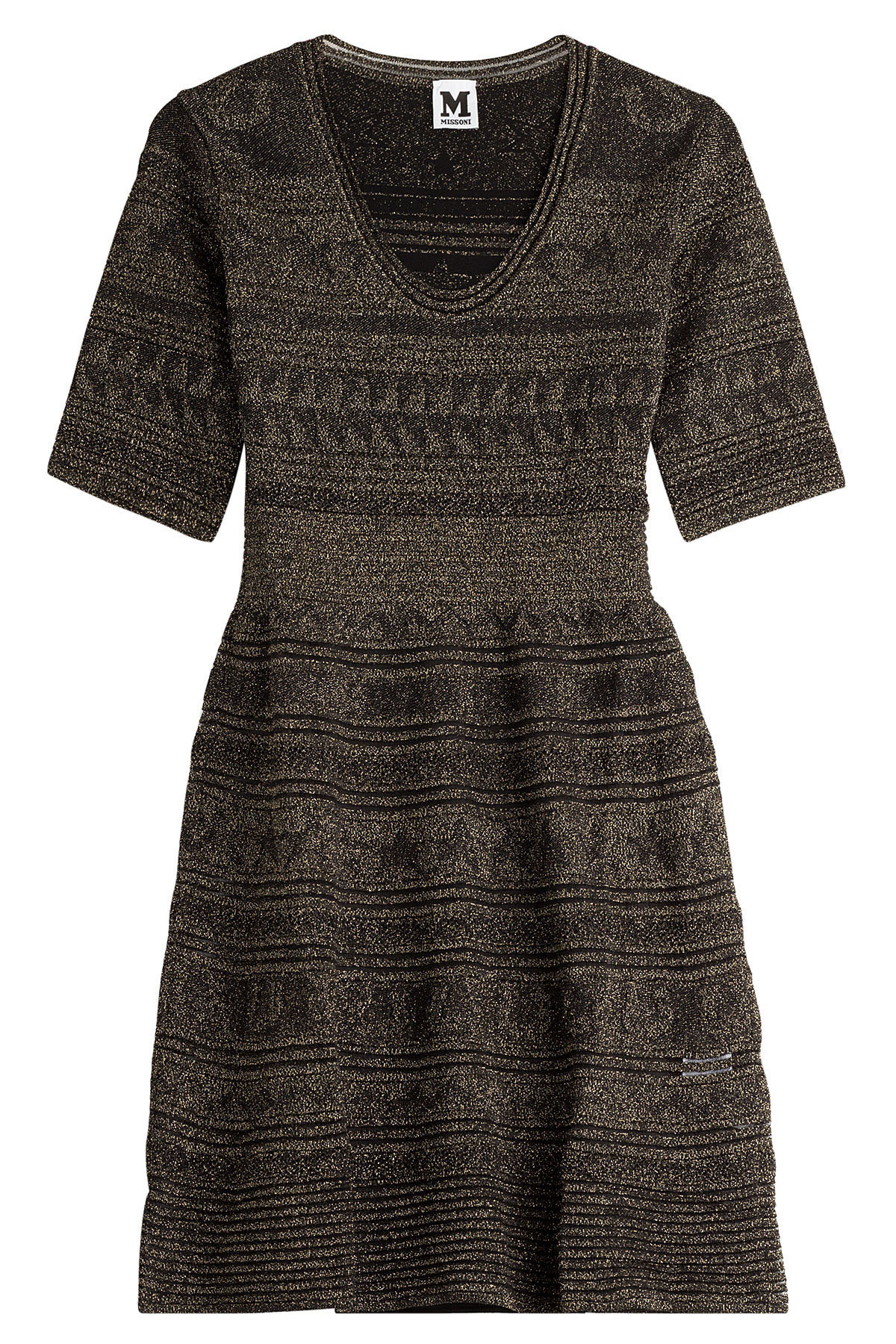 Metallic Knit Dress by M Missoni