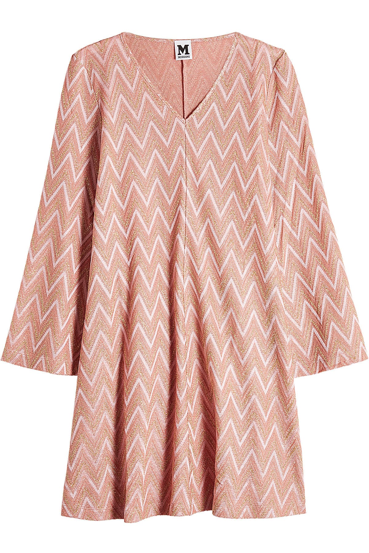 M Missoni - Patterned Mini Dress With Lurex