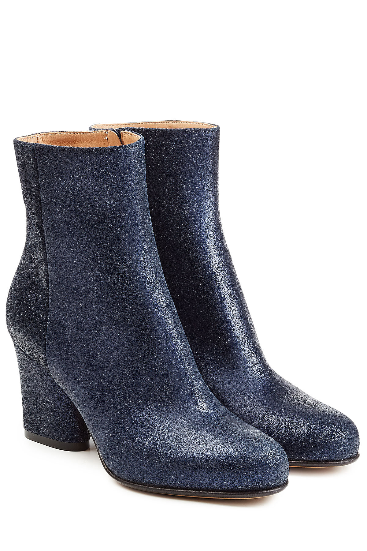 Maison Margiela - Coated Leather Ankle Boots