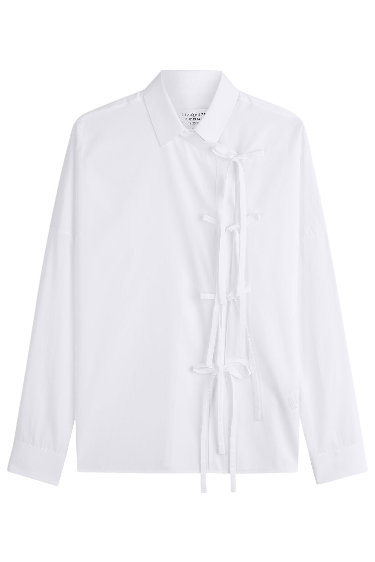 Maison Margiela - Cotton Shirt with Self-Tie Detail