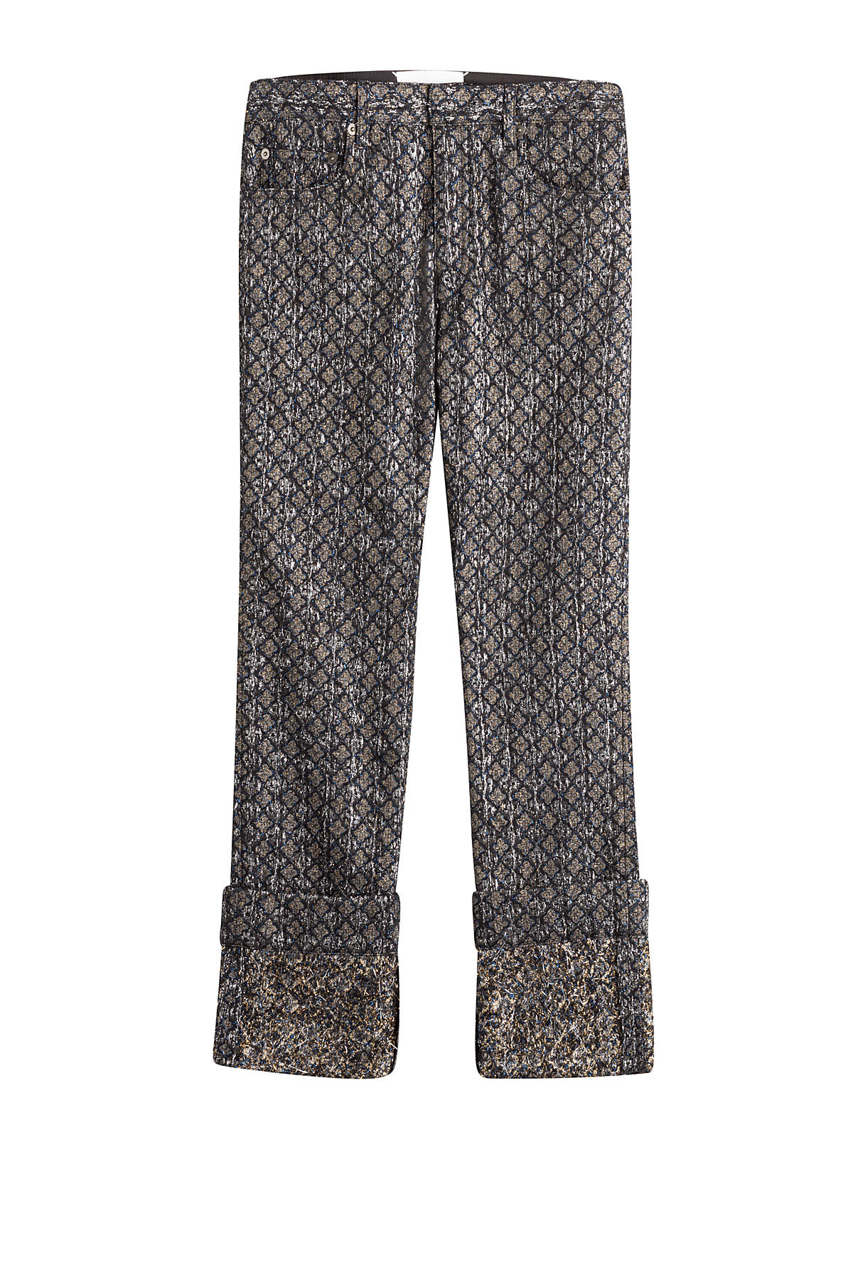 Maison Margiela - Cropped Metallic Pants