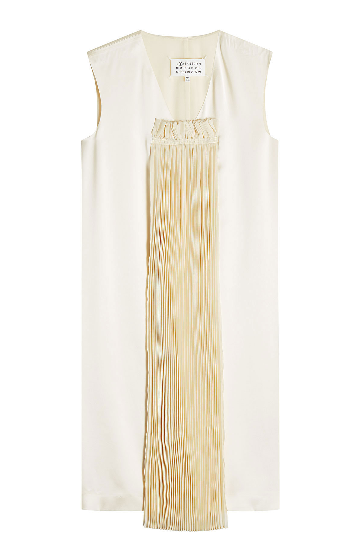 Maison Margiela - Dress with Pleated Chiffon
