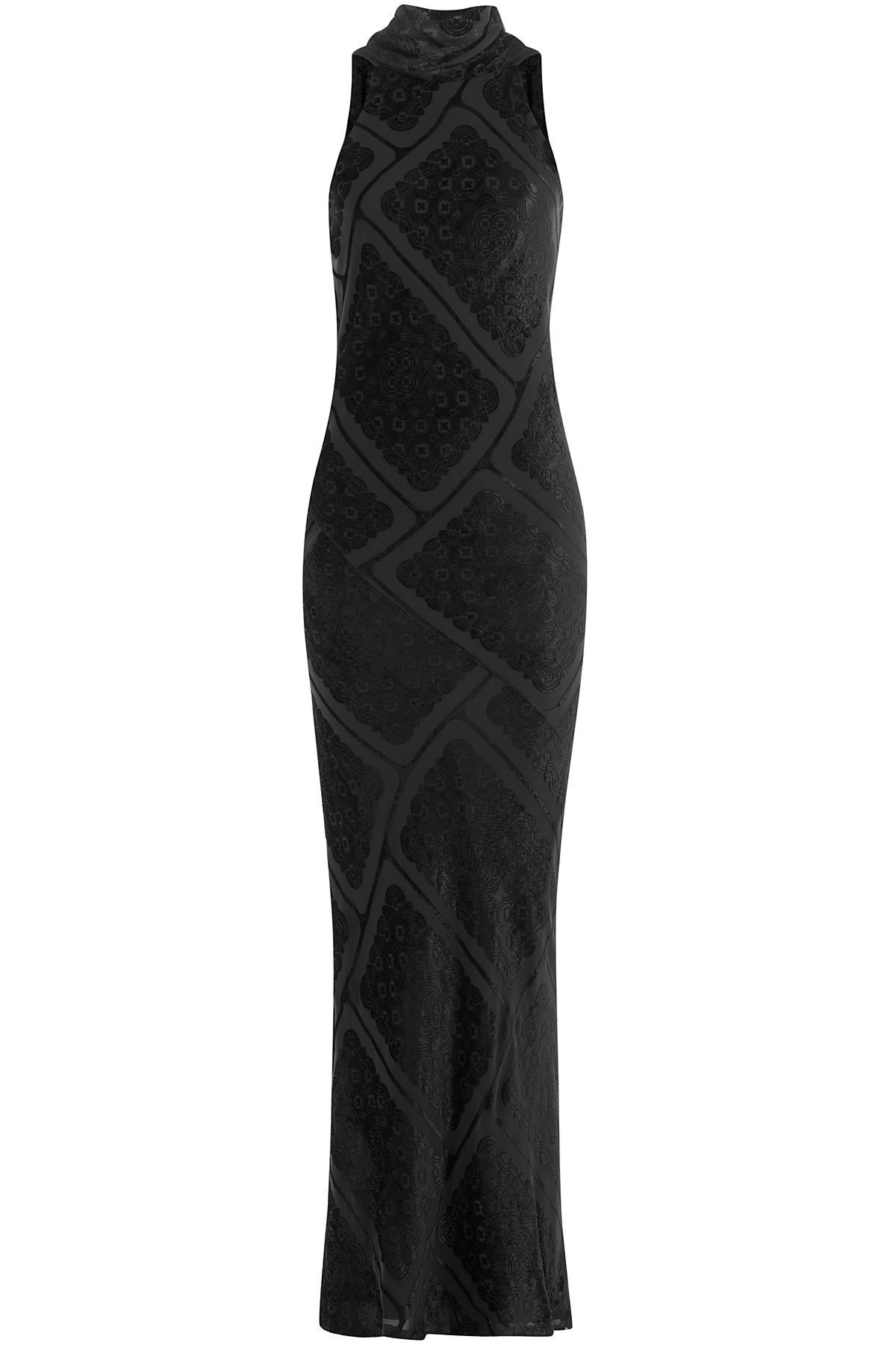 Maison Margiela - Floor Length Dress with Velvet