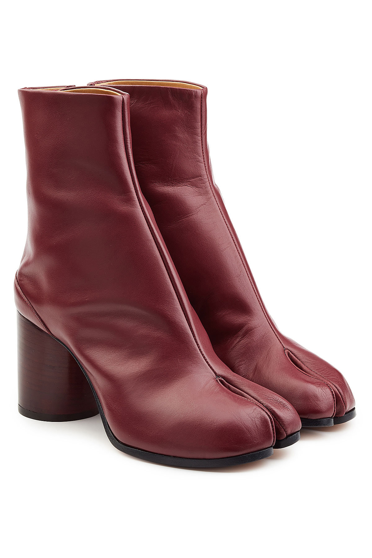 Maison Margiela - Leather Split Toe Ankle Boots