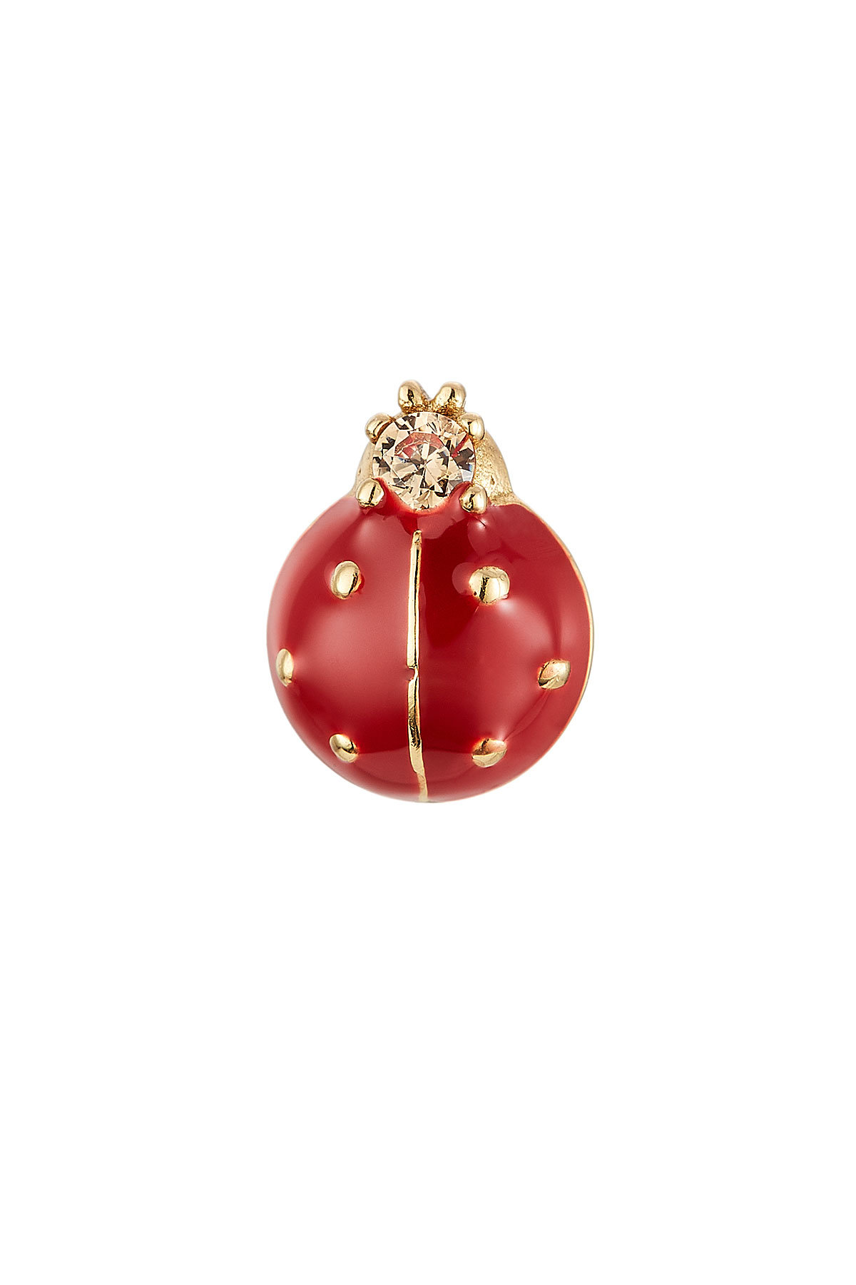 Embellished Ladybug Stud by Marc Jacobs