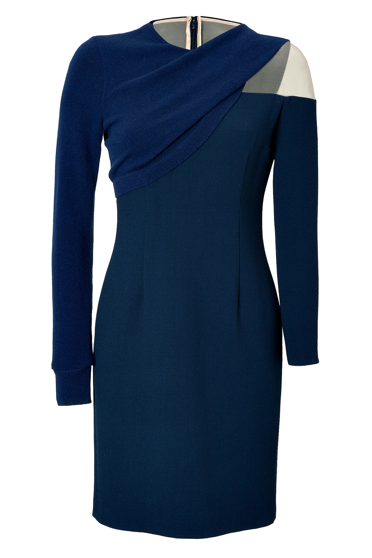 Marios Schwab - Knit Crepe Long Sleeve Dress