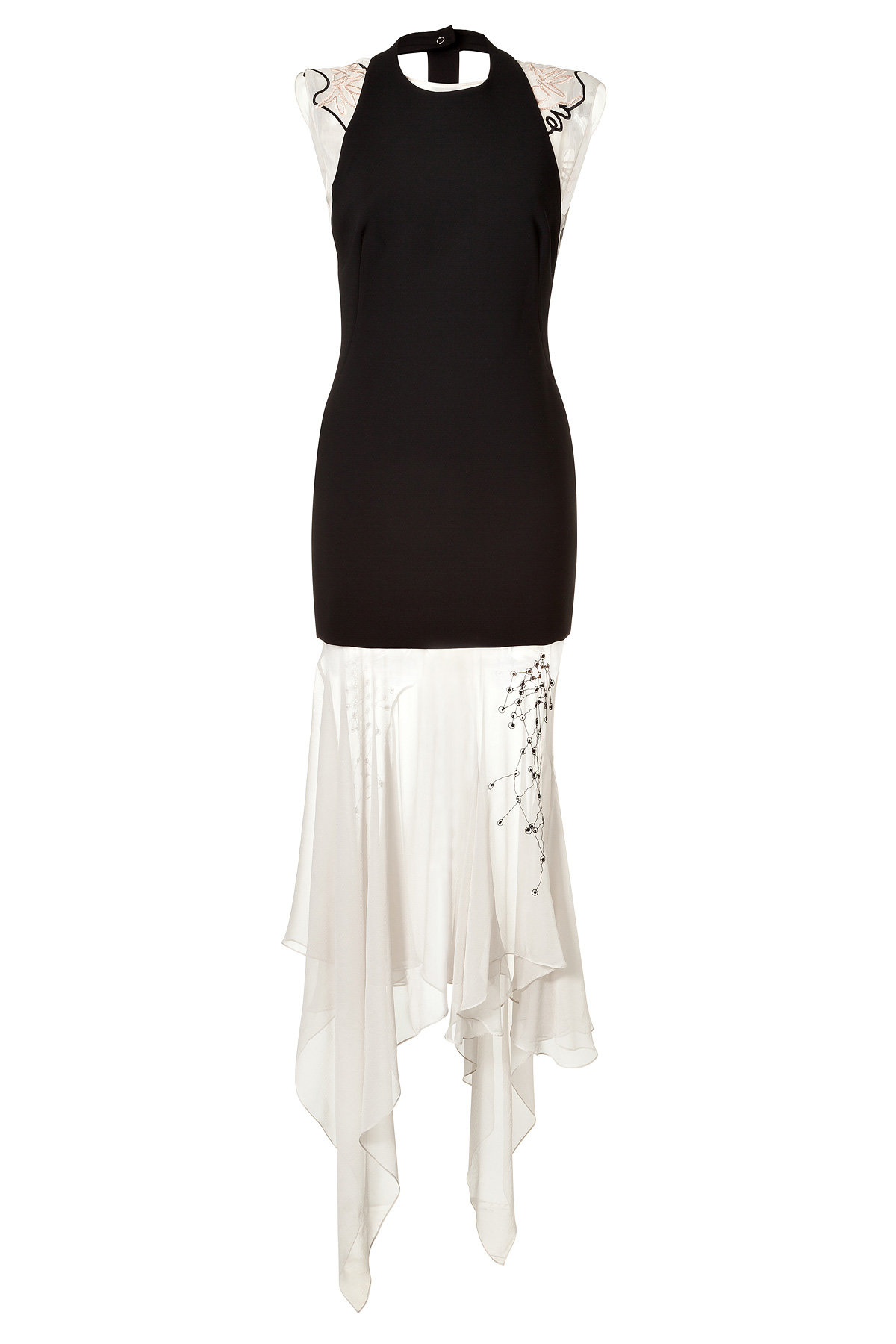 Marios Schwab - Mixed Media Cocktail Dress